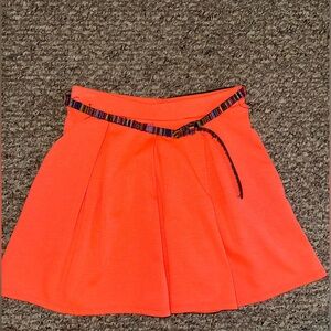 Neon Coral Skirt